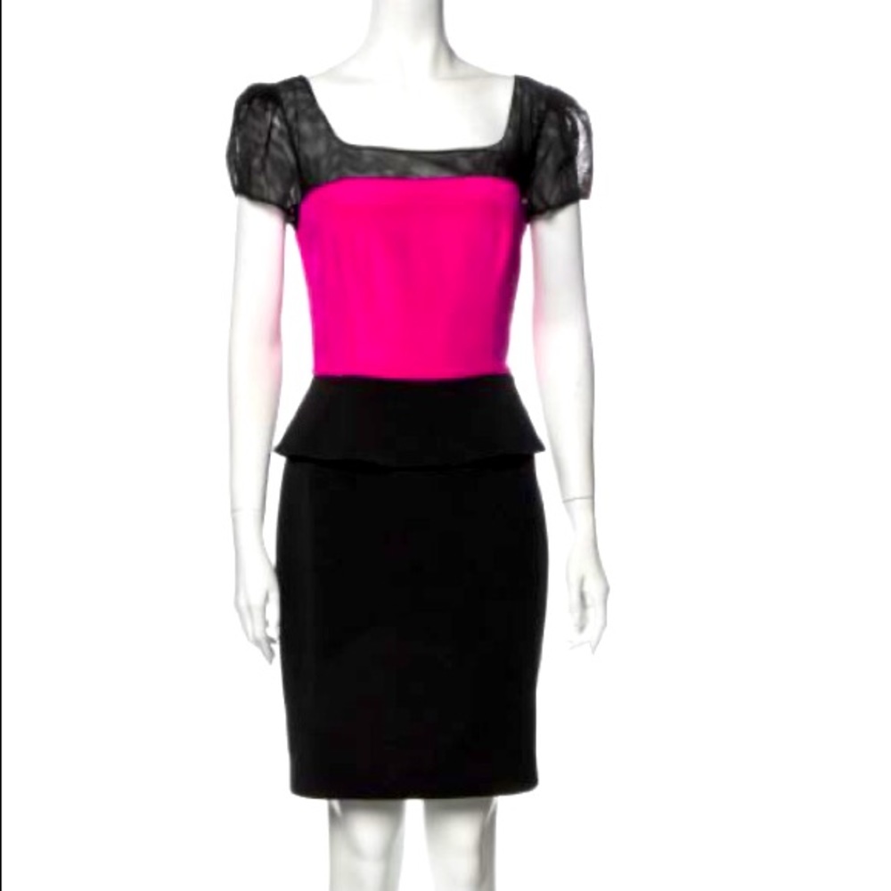 JAY GODFREY Colorblock Pattern Mini Dress Size: M | US 6